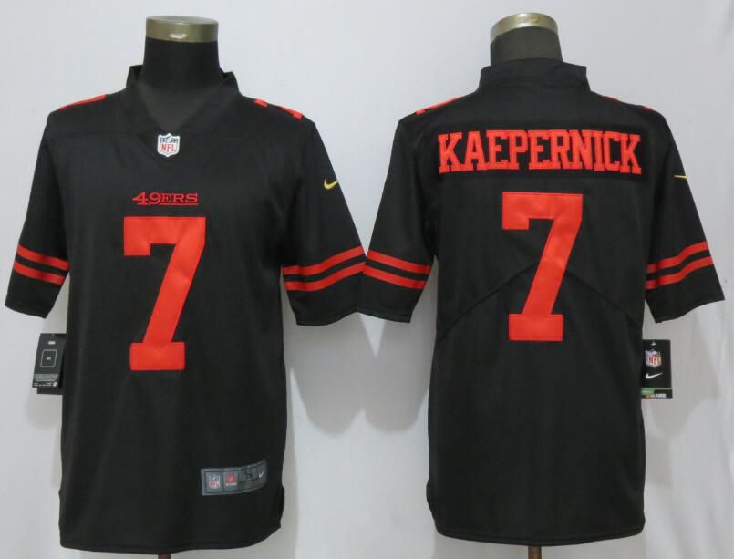 Men San Francisco 49ers #7 Kaepernick Black Nike Vapor Untouchable Limited Player NFL Jerseys->arizona cardinals->NFL Jersey